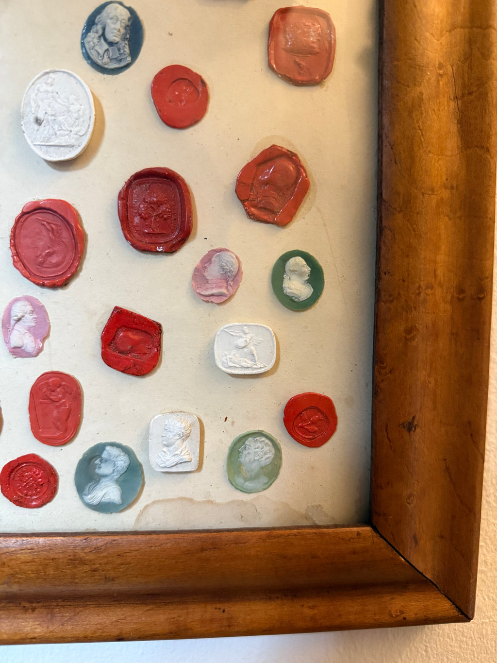 Antique Grand Tour collection of seals and intaglios