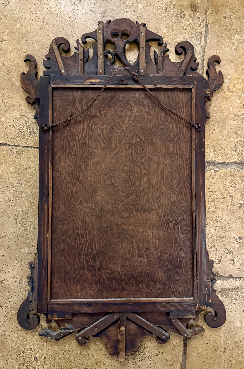 George III original ho ho bird fretwork mirror