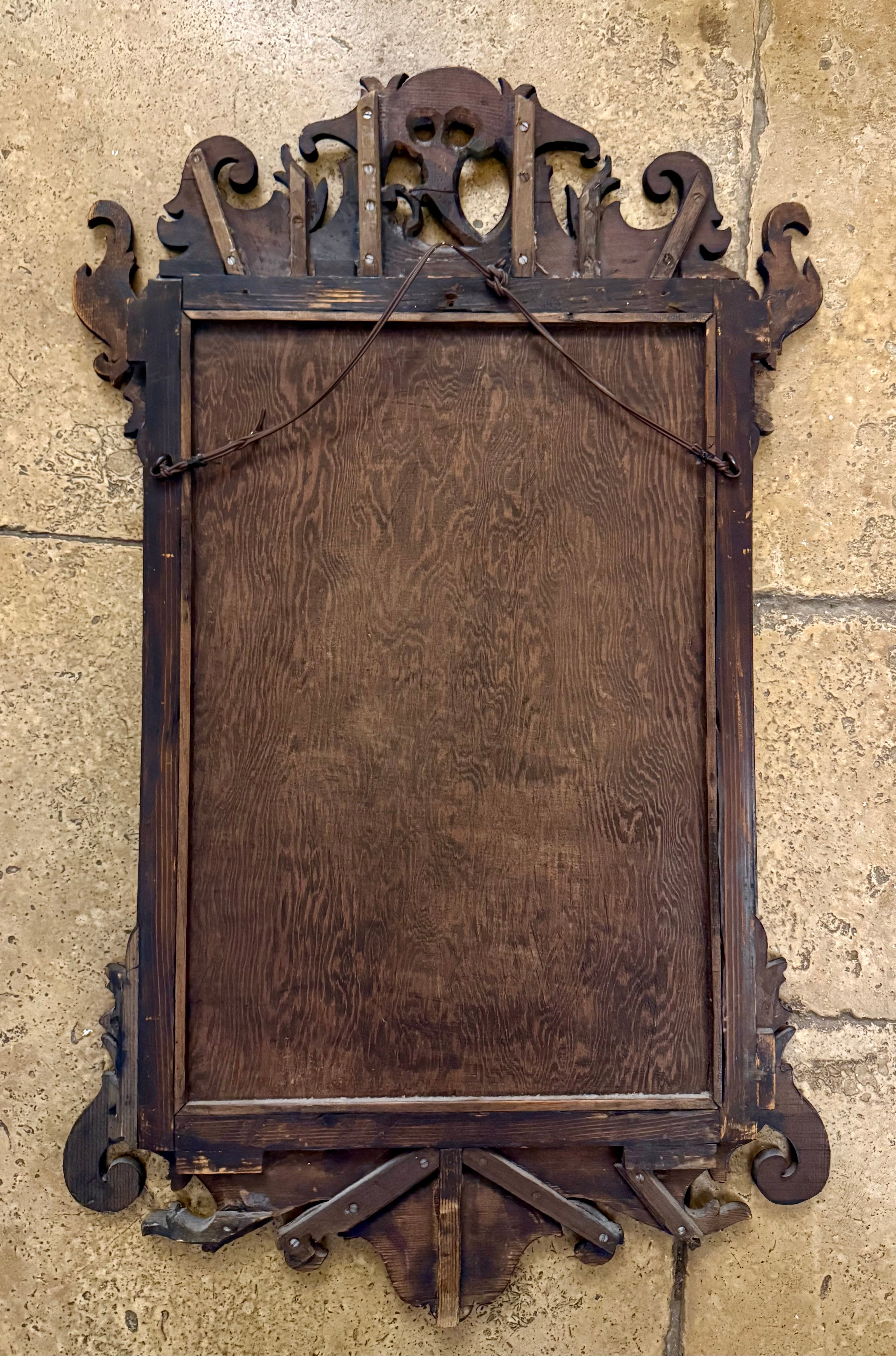 George III original ho ho bird fretwork mirror