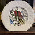 Rare early 19th century Staffordshire pearl ware parrot plate