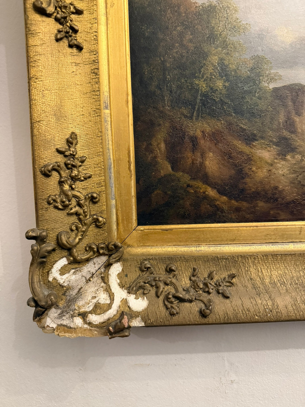 Early 19th century oil on board of Norfolk Sand Pit