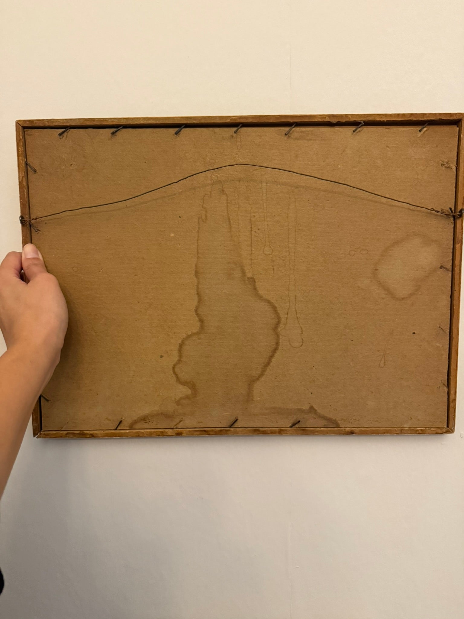 18th century French Vue Perspective of Utrecht in silver gilt frame